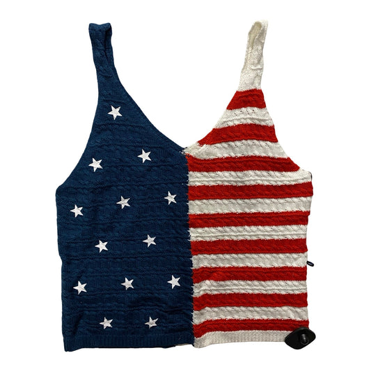 Top Sleeveless By Moon And Madison In Multi, Size:L