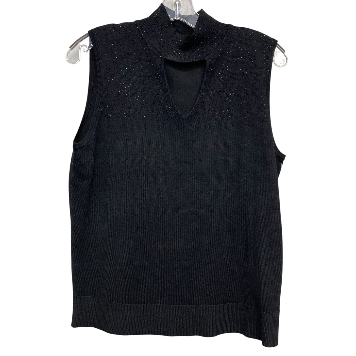 Top Sleeveless By Cable And Gauge In Black, Size:M