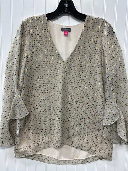 Blouse Ls By Vince Camuto In Cream, Size:Xs