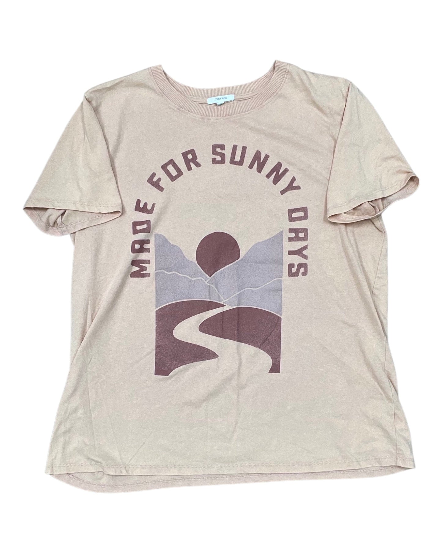 Top Ss By Maurices In Peach, Size:M