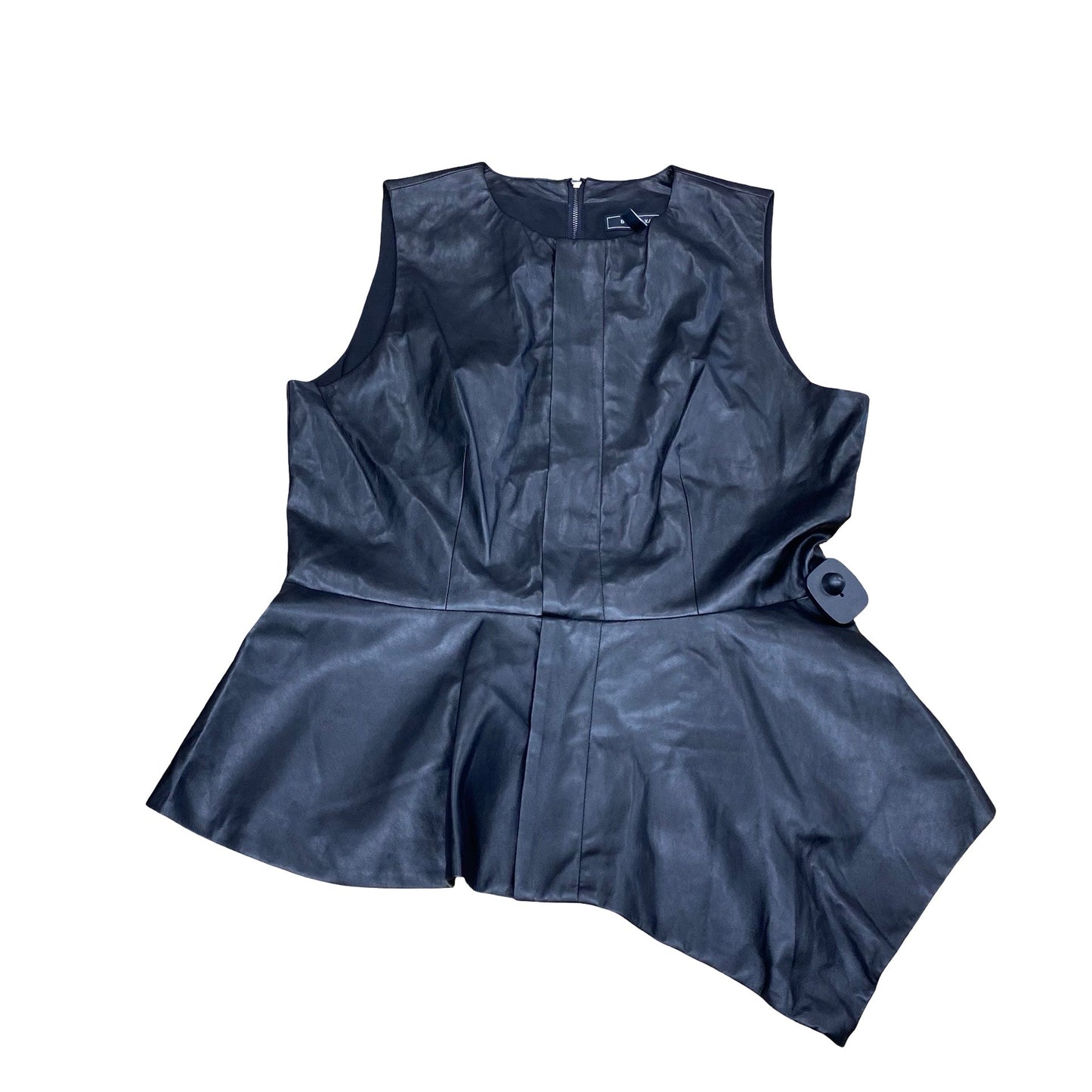 Top Sleeveless By Bcbgmaxazria In Black, Size:L