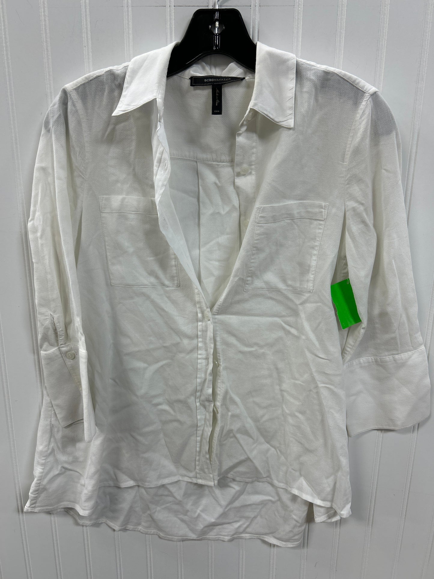 Top Ls By Bcbgmaxazria In White, Size:Xxs