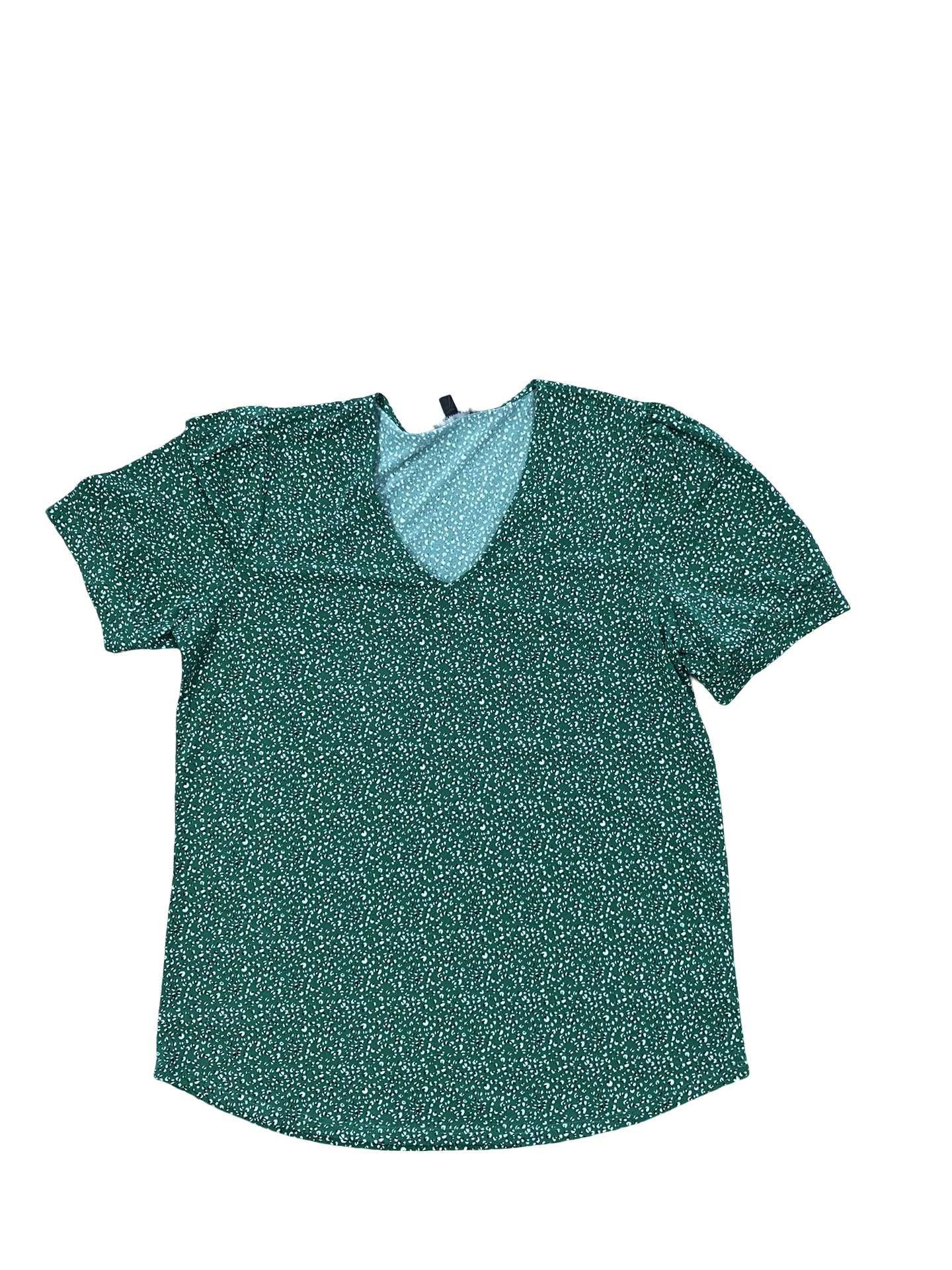 Top Ss By Adrianna Papell In Green & White, Size:S