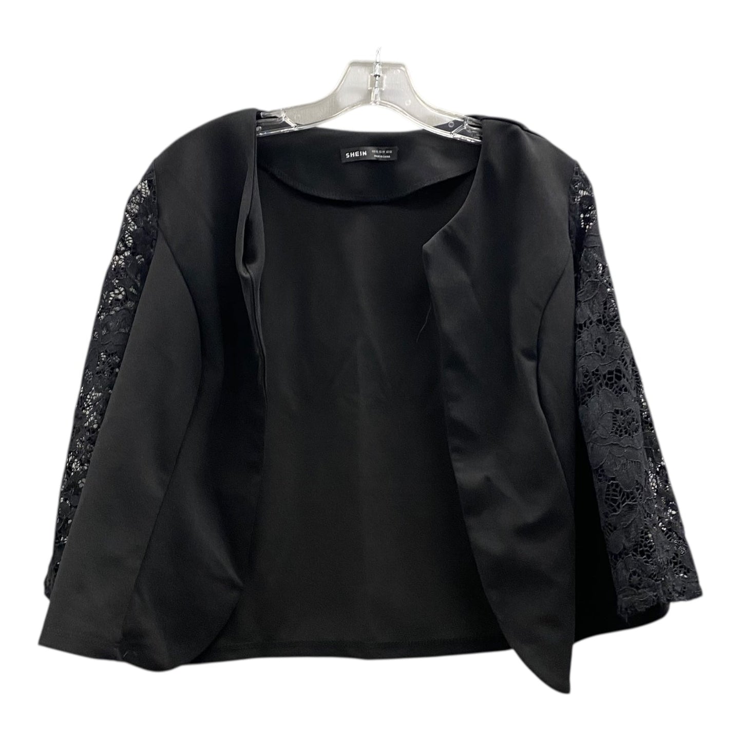 Sweater Cardigan By Shein In Black, Size:Xl