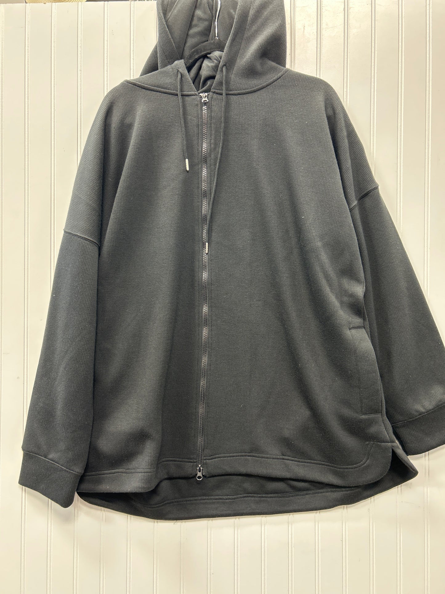 Athletic Jacket By Mono B In Black, Size:3X