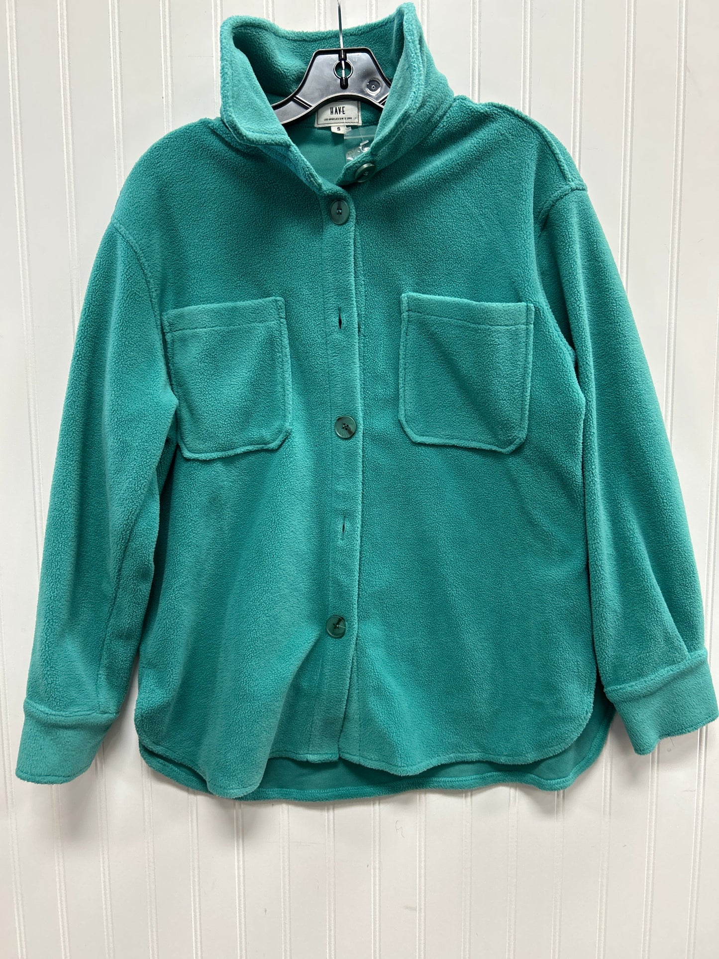 Jacket Fleece By Have In Teal, Size:S