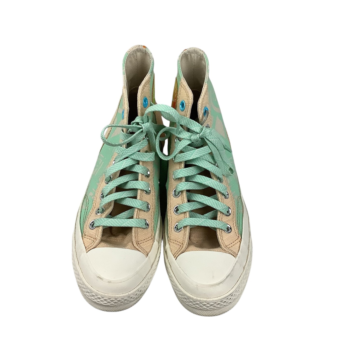 Shoes Sneakers By Converse In Blue & Tan, Size: 8.5