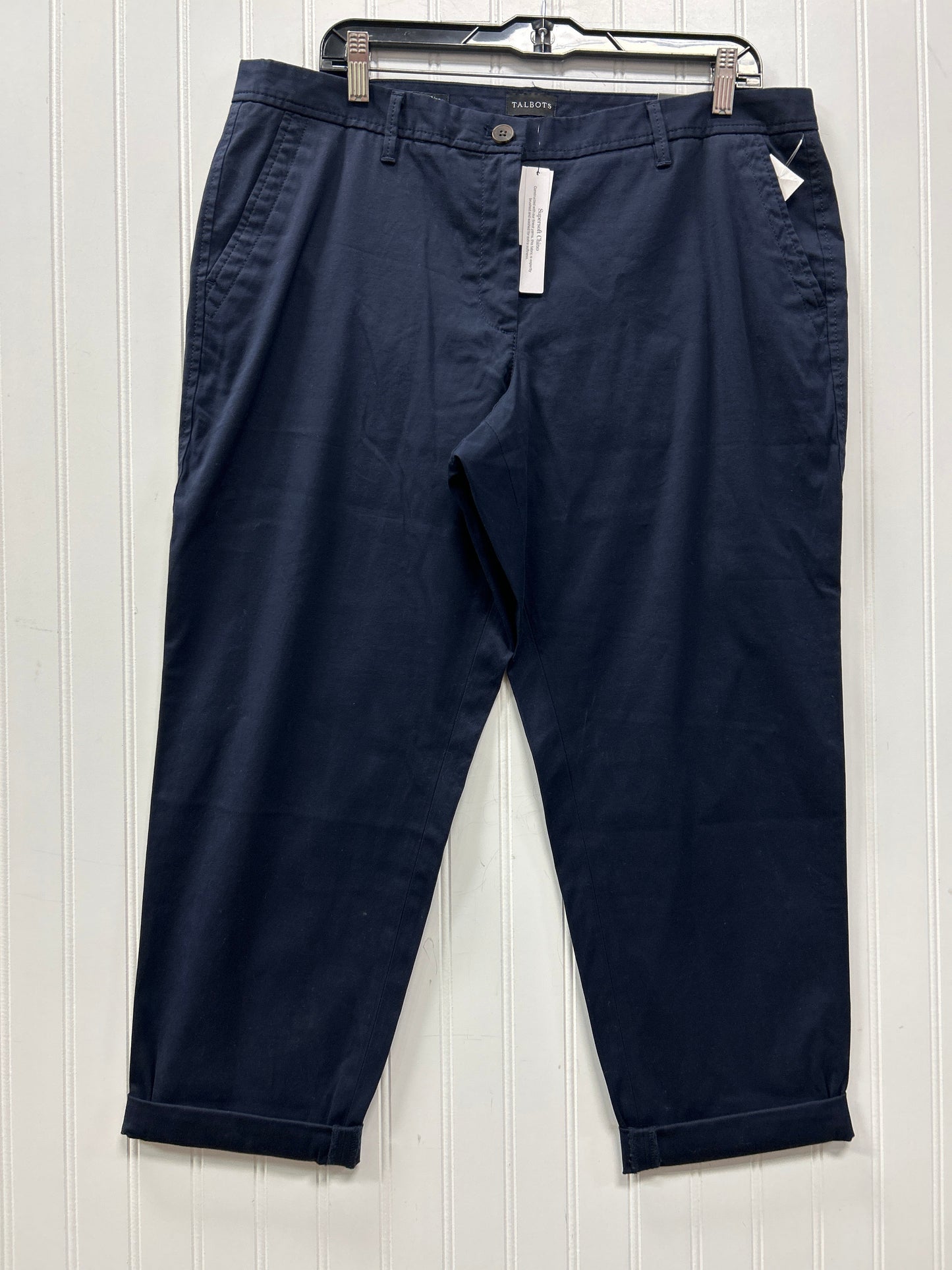 Pants Dress By Talbots In Navy, Size:14P