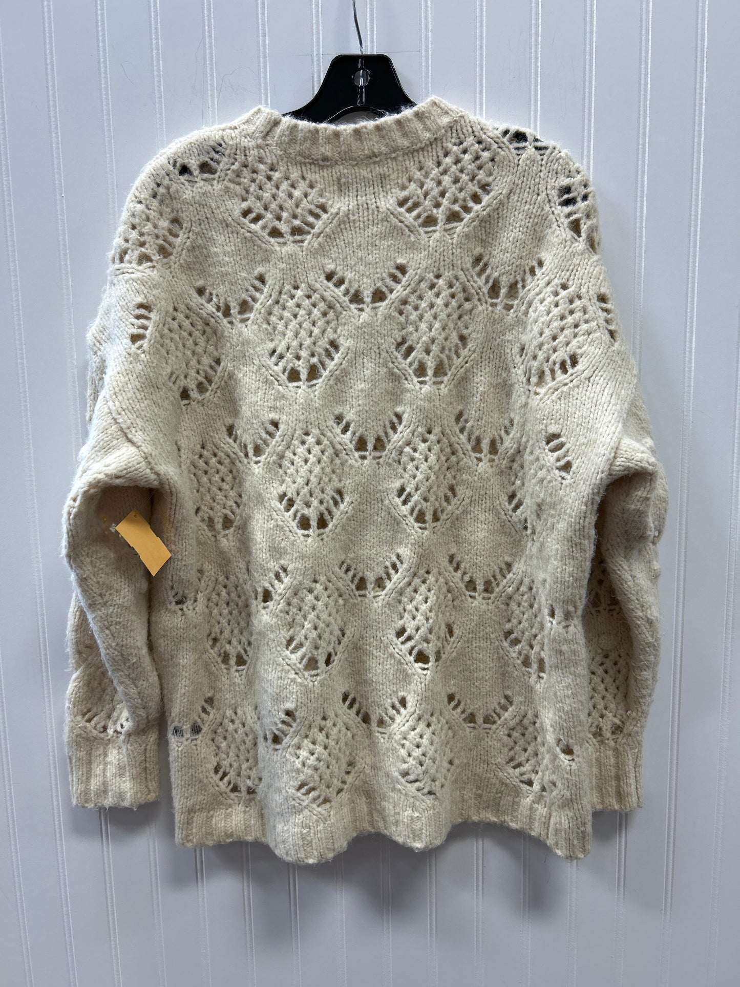 Sweater By American Eagle In Cream, Size:S