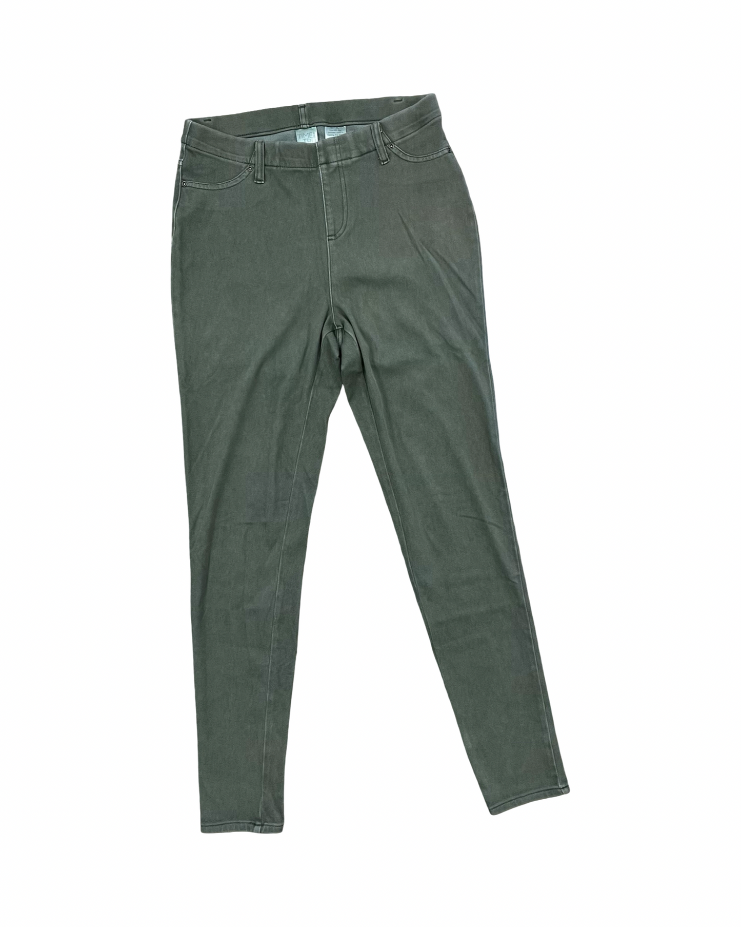 Jeans Jeggings By Time And Tru In Green, Size:M