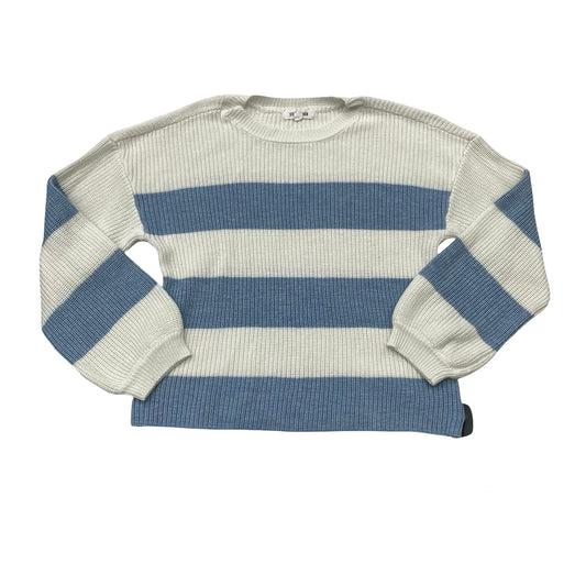Sweater By Steve Madden In Blue & White