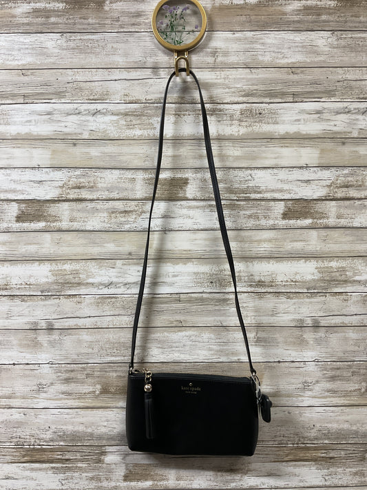 Crossbody Designer By Kate Spade In Black, Size:Small