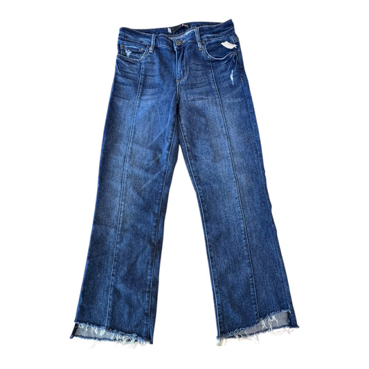 Jeans Flared By Kut In Blue Denim, Size:2