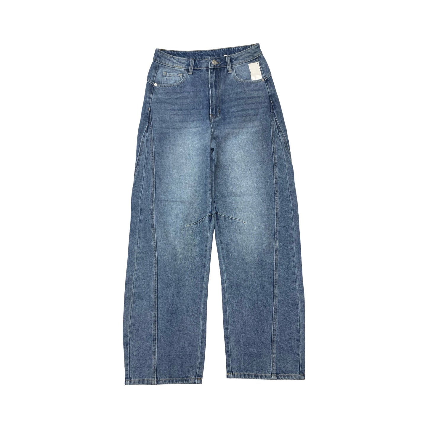 Jeans Wide Leg By Commense In Blue Denim, Size:M