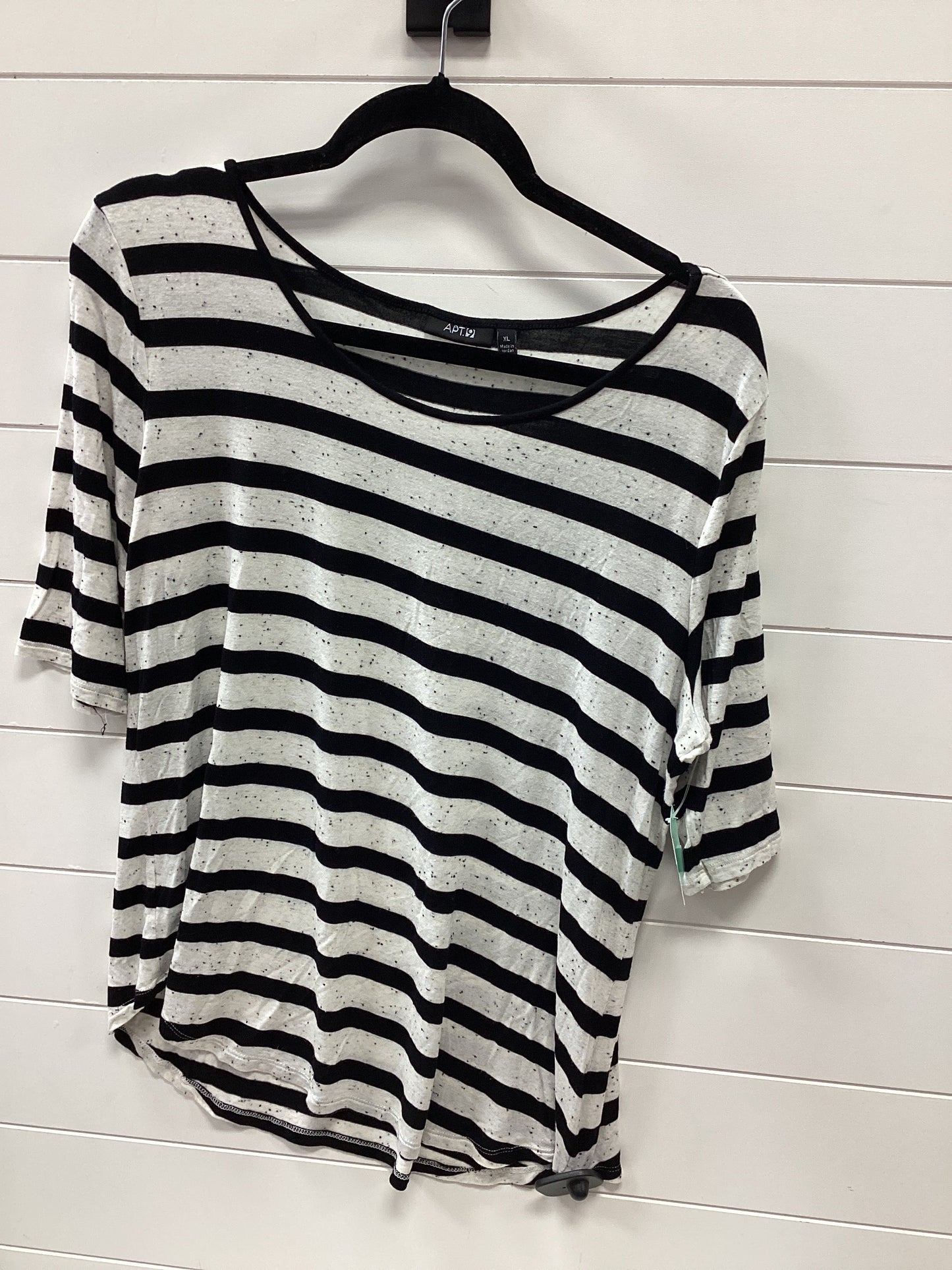 Top Ss By Apt 9 In Striped Pattern, Size:Xl