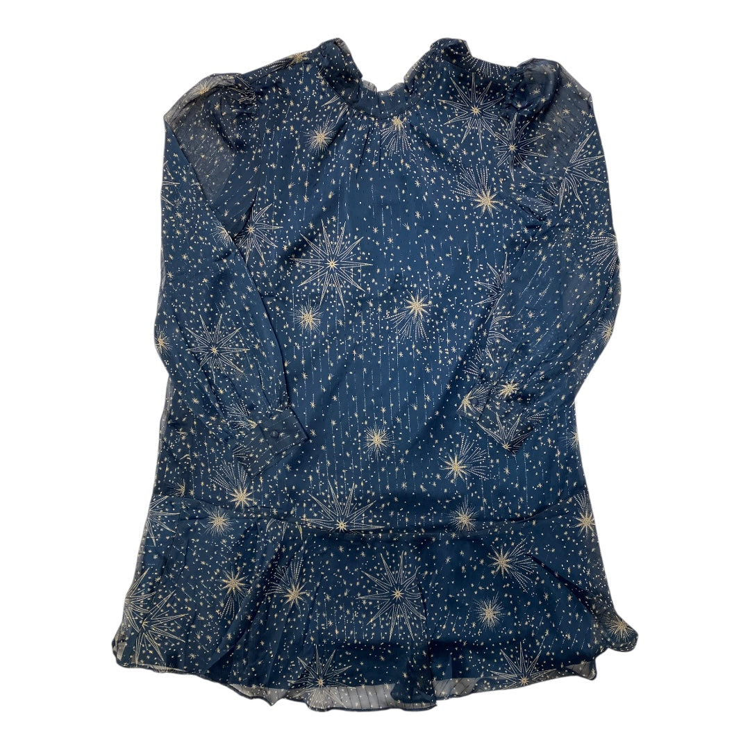 Dress Casual Midi By Loft In Blue, Size:M