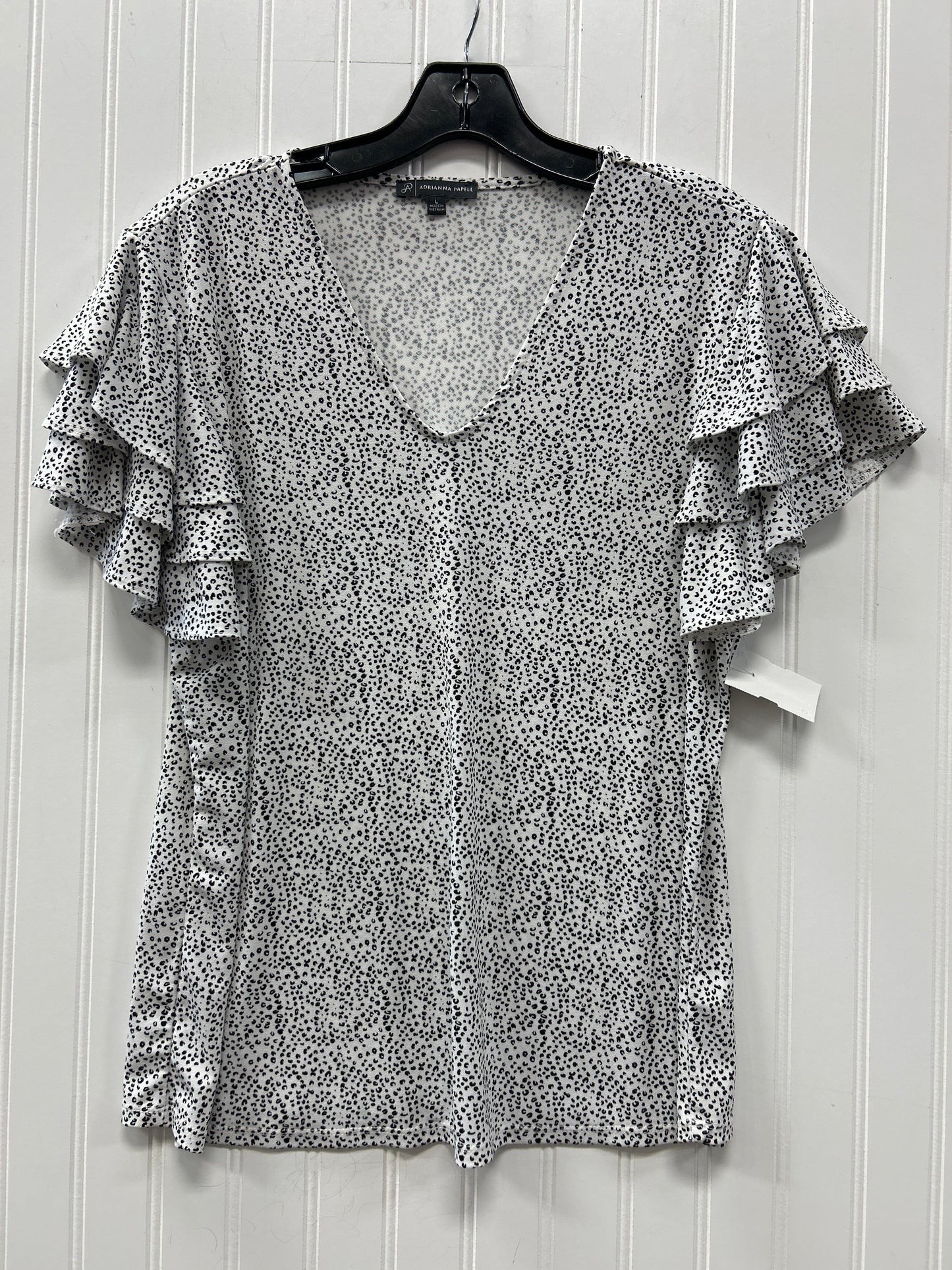 Top Ss By Adrianna Papell In White, Size:L