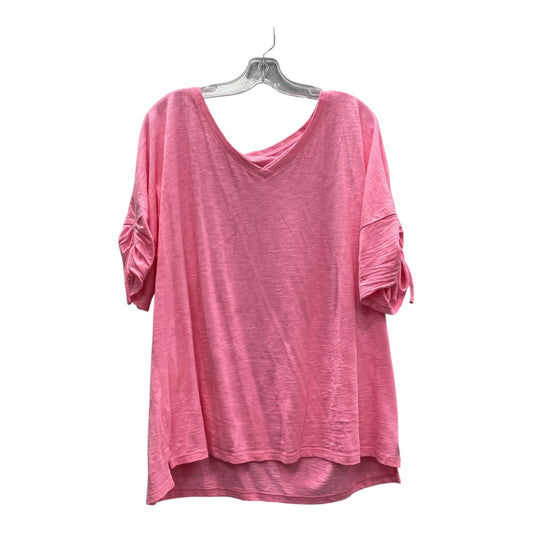 Top Ss By Talbots In Pink, Size:1X