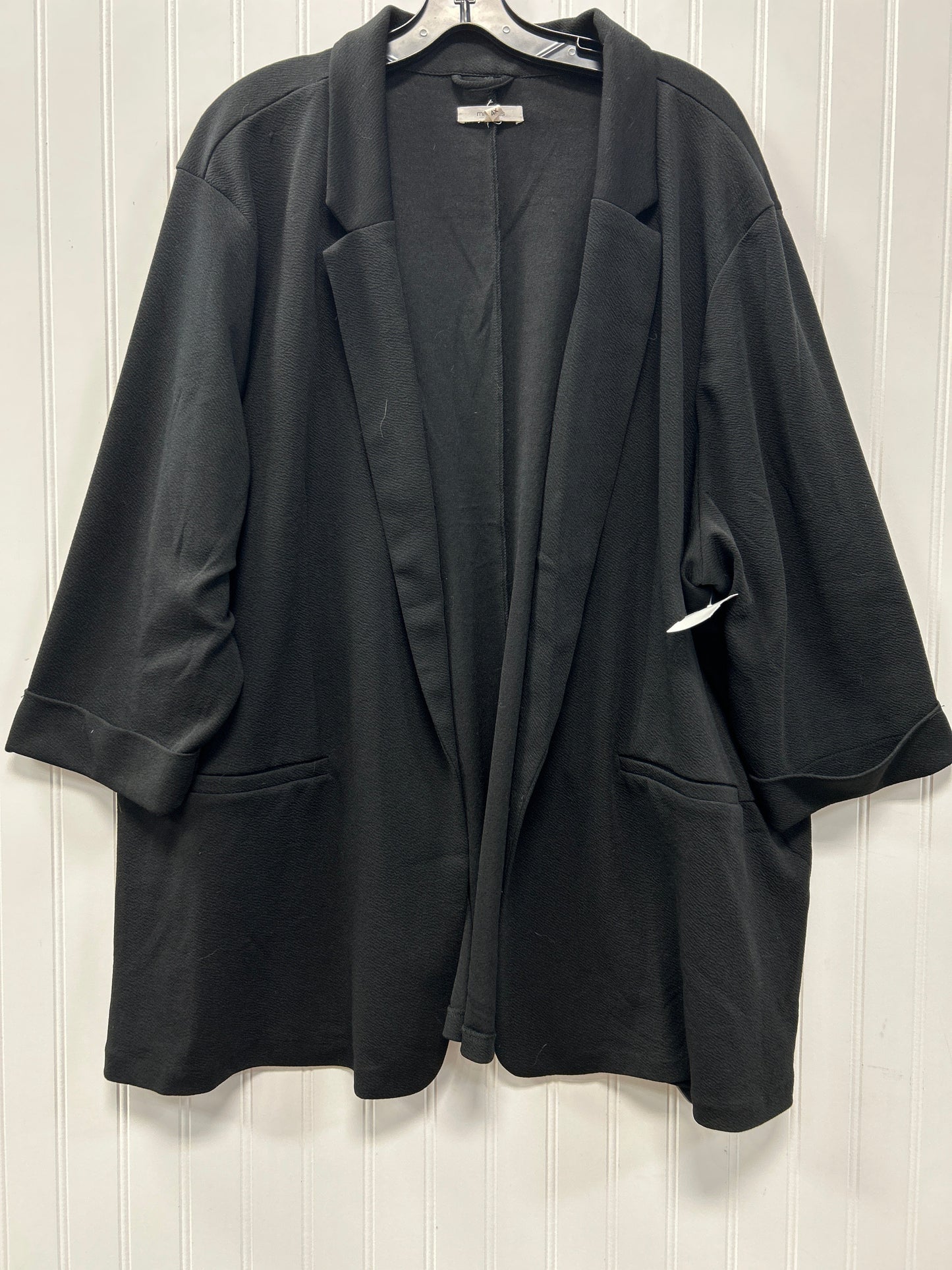 Blazer By Maurices In Black, Size:4X