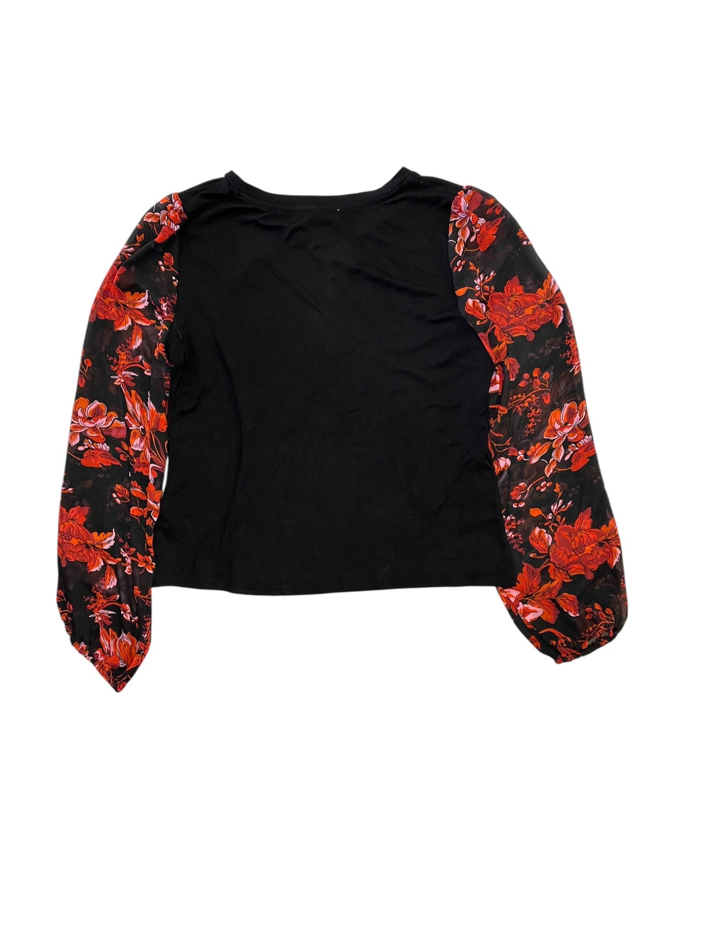 Top Ls By Philosophy In Floral Print, Size:Mp