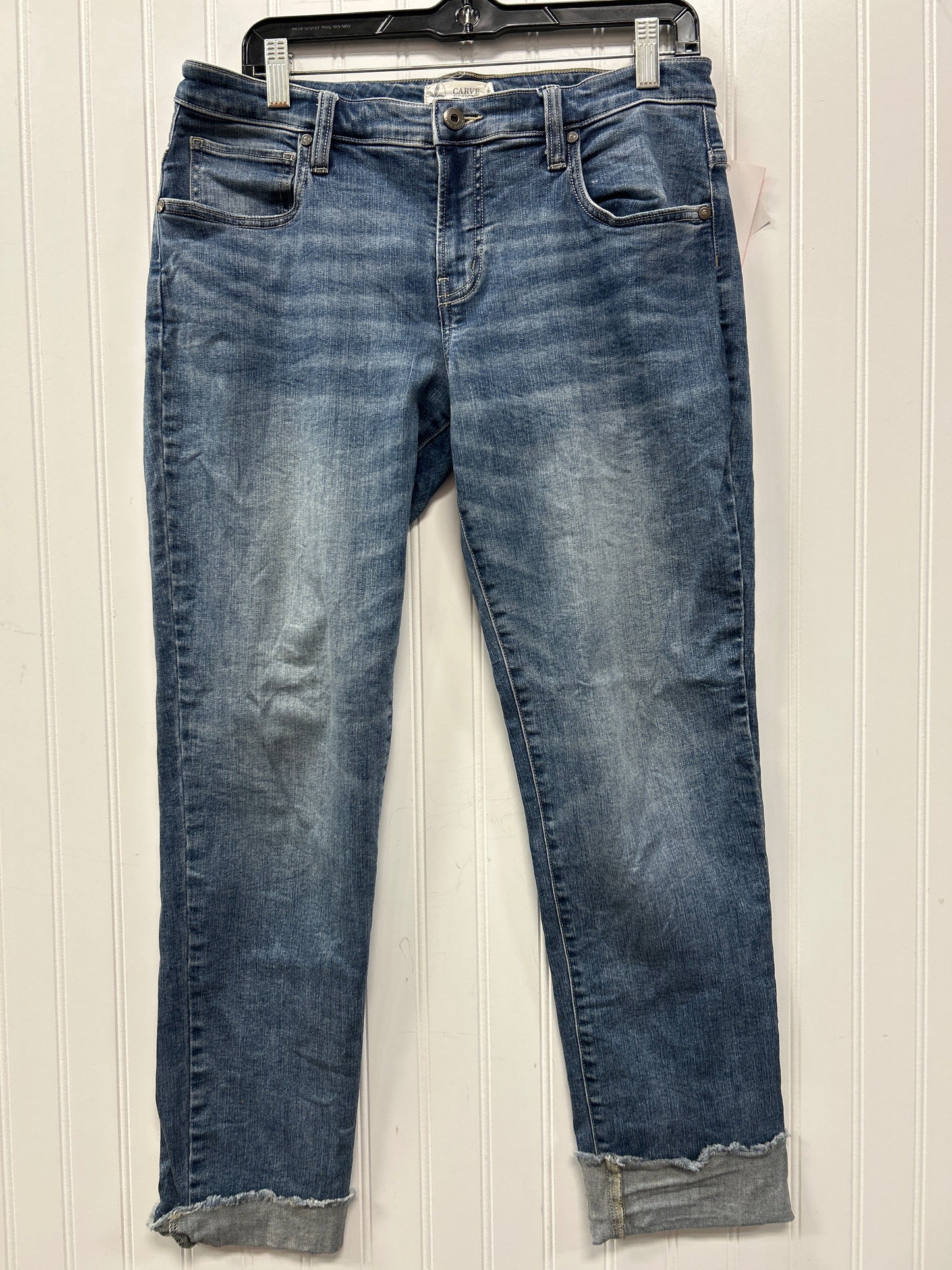 Jeans Skinny By Carve Designs In Blue Denim, Size:8