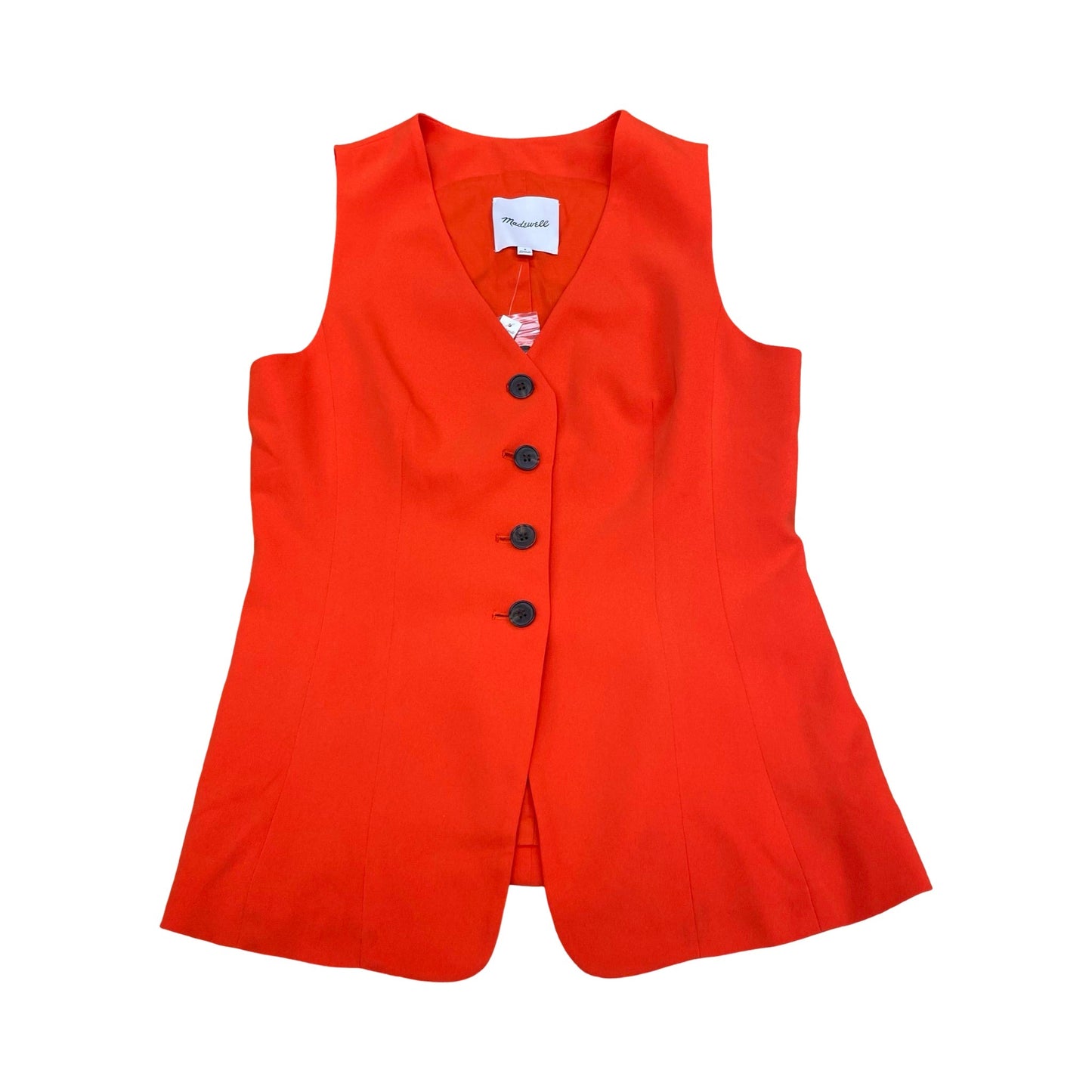 Vest Other By Madewell In Orange, Size:M