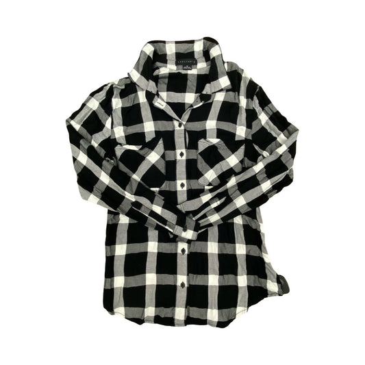 Top Ls By Sanctuary In Plaid Pattern, Size:M