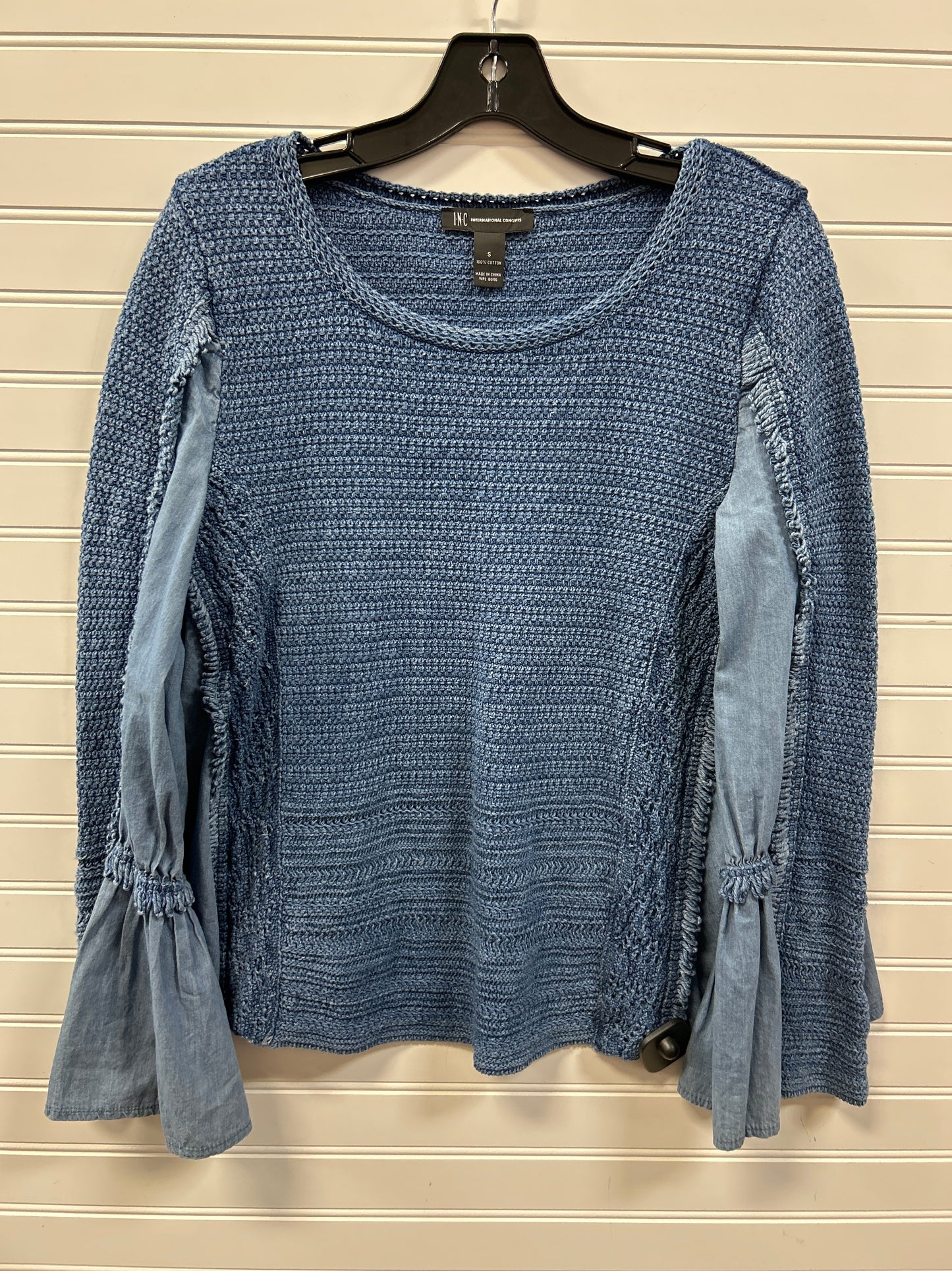 Top Ls By Inc In Blue, Size:S