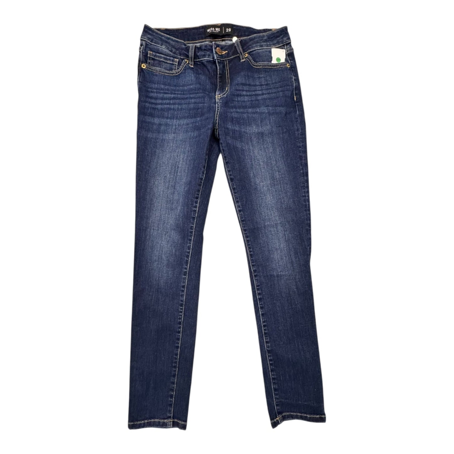 Jeans Skinny By Miss Me In Blue Denim, Size:6