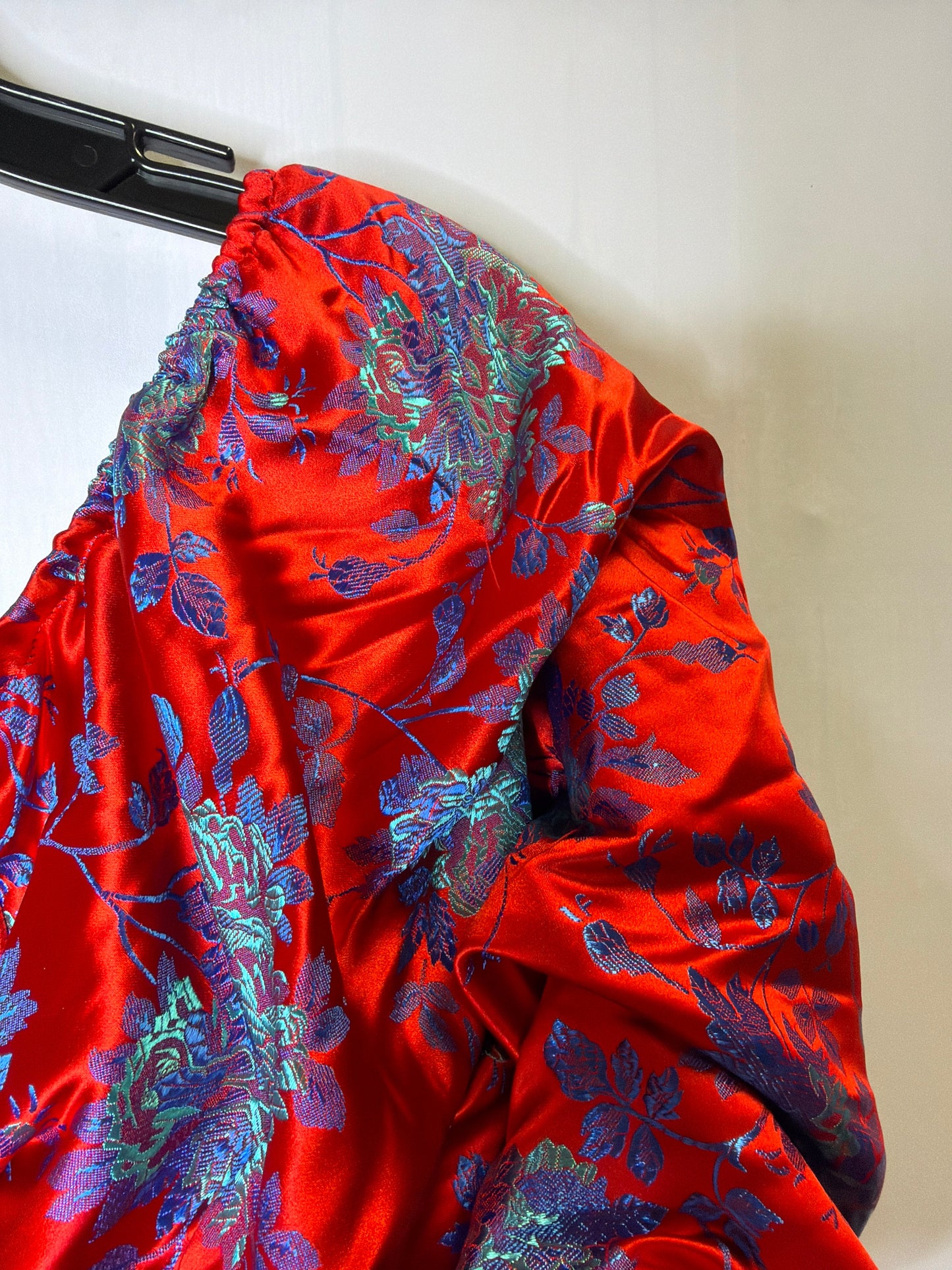 Dress Party Midi By Pretty Little Thing In Blue & Red, Size: 12