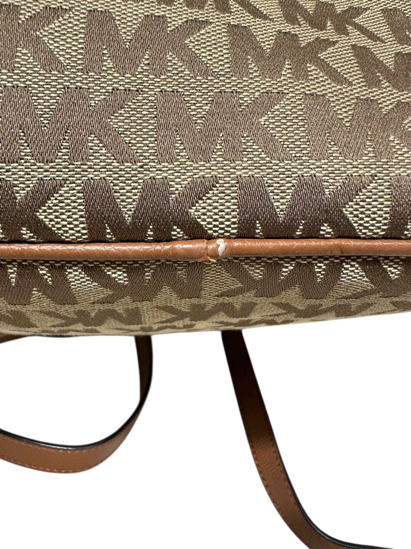 Backpack Designer By Michael Kors In Tan, Size:Large