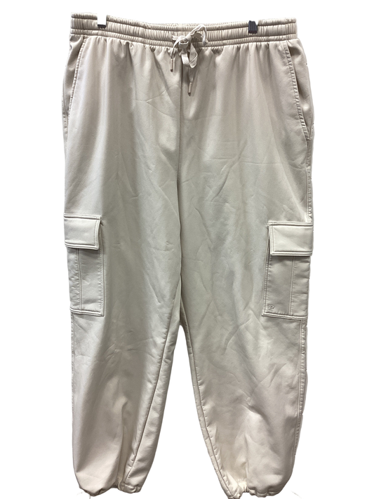Athletic Pants By Pink In Cream, Size:Xl