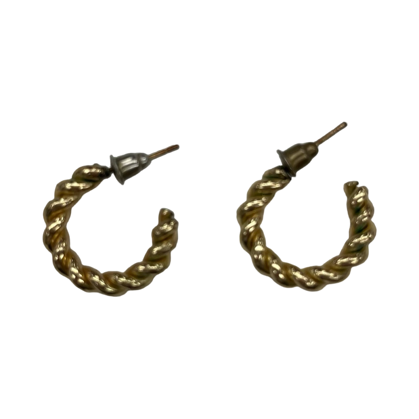 Earrings Hoop By Clothes Mentor In Gold
