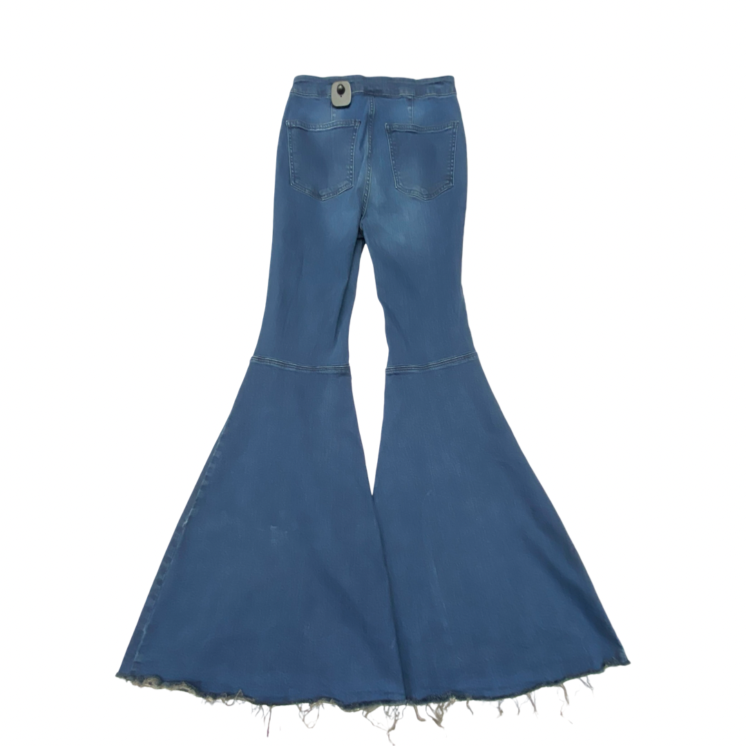 Jeans Flared By We The Free In Blue Denim, Size:4