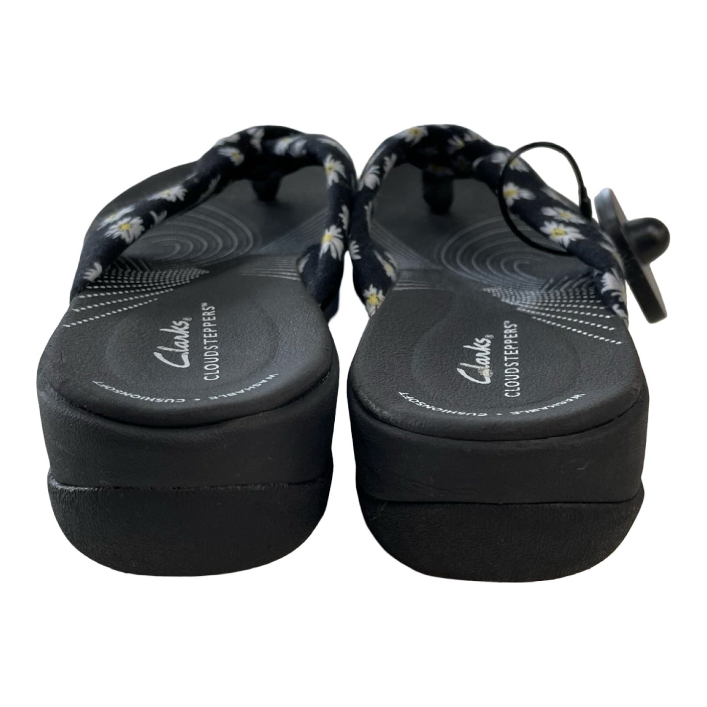 Sandals Flip Flops By Clarks In Floral Print, Size:7