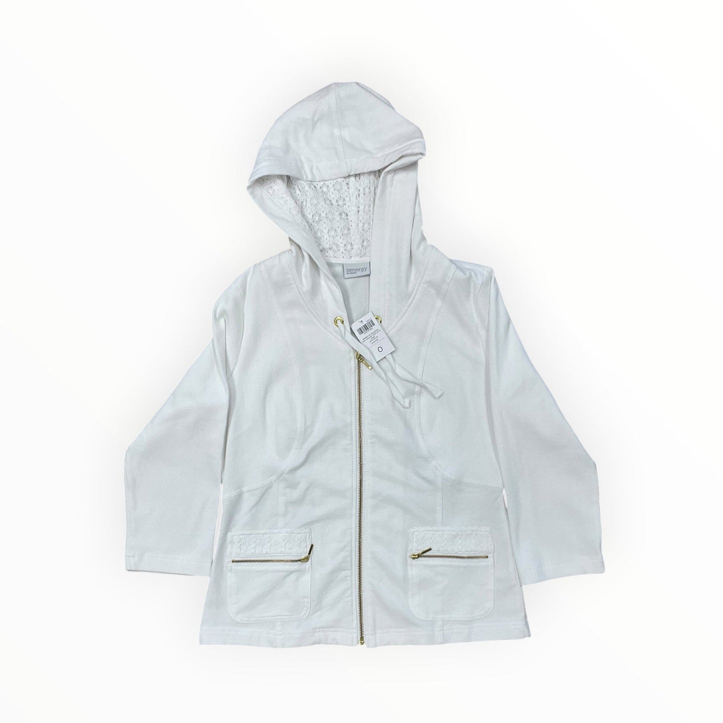 Jacket Other By Chicos In White, Size:S