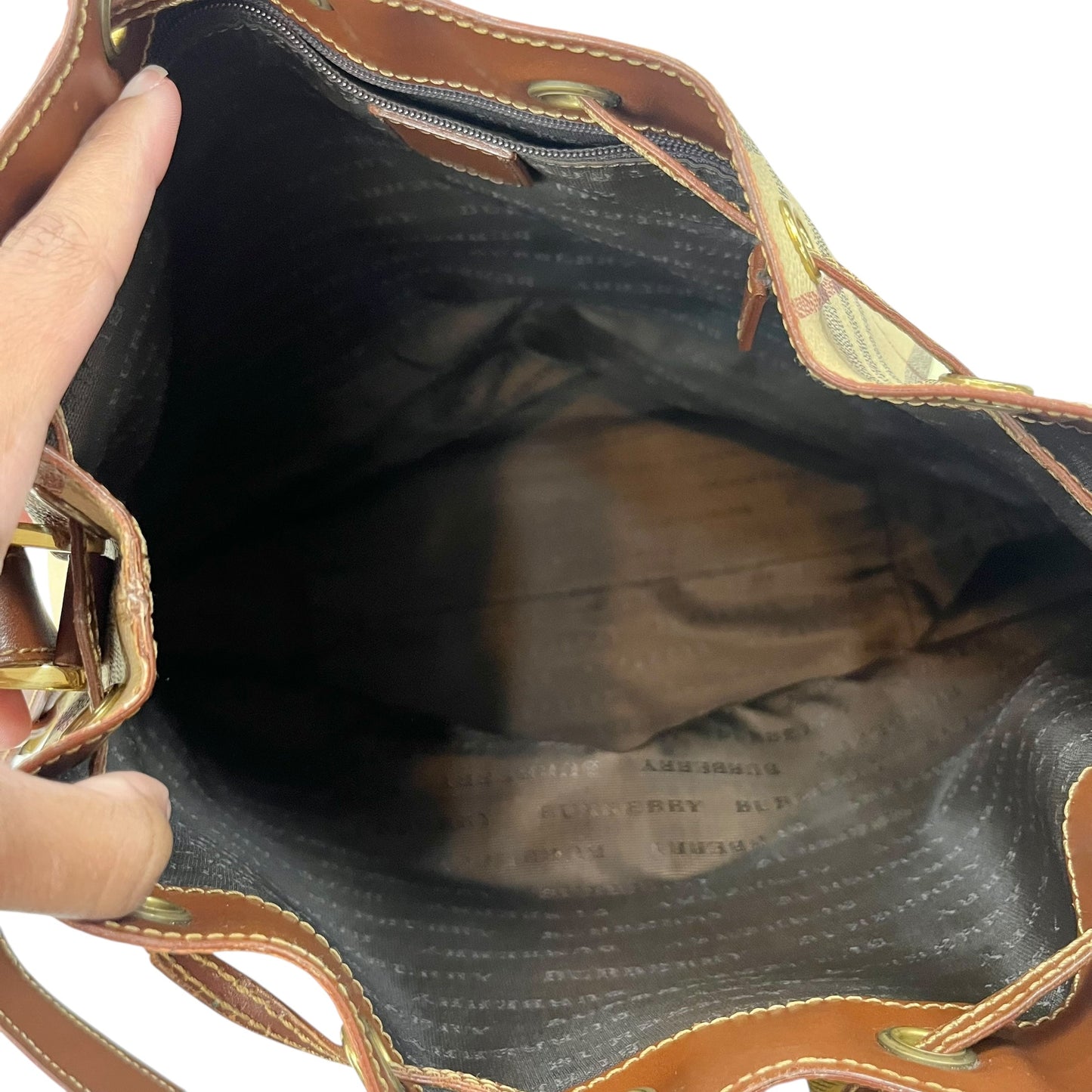 Handbag Luxury Designer By Burberry, Size: Medium