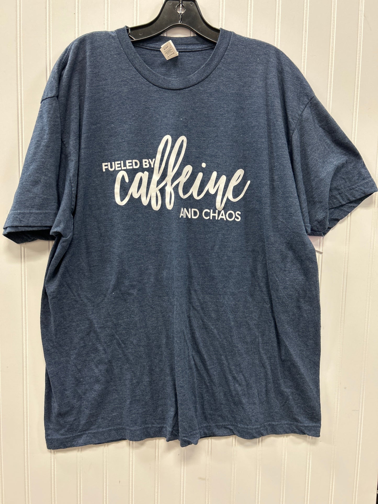 Top Ss By Tultex In Blue, Size:1X
