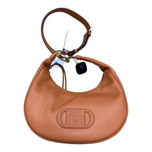 Handbag Luxury Designer By Mcm In Brown, Size:Medium
