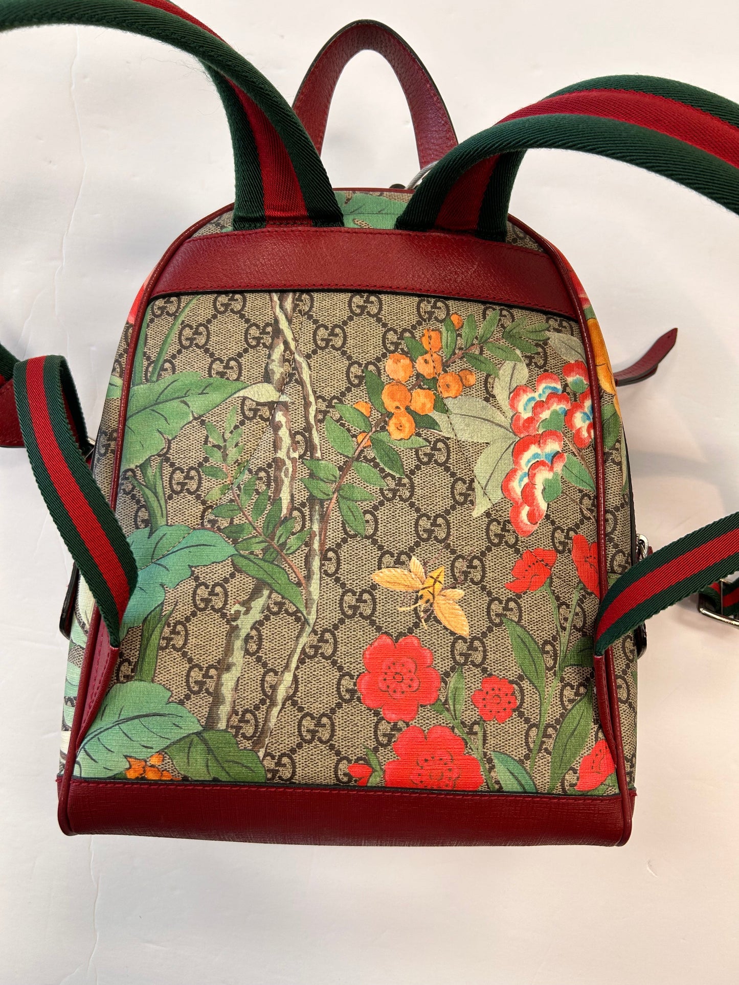 Backpack Luxury Designer By Gucci, Size: Small