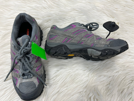 Shoes Hiking By Merrell In Grey, Size:7