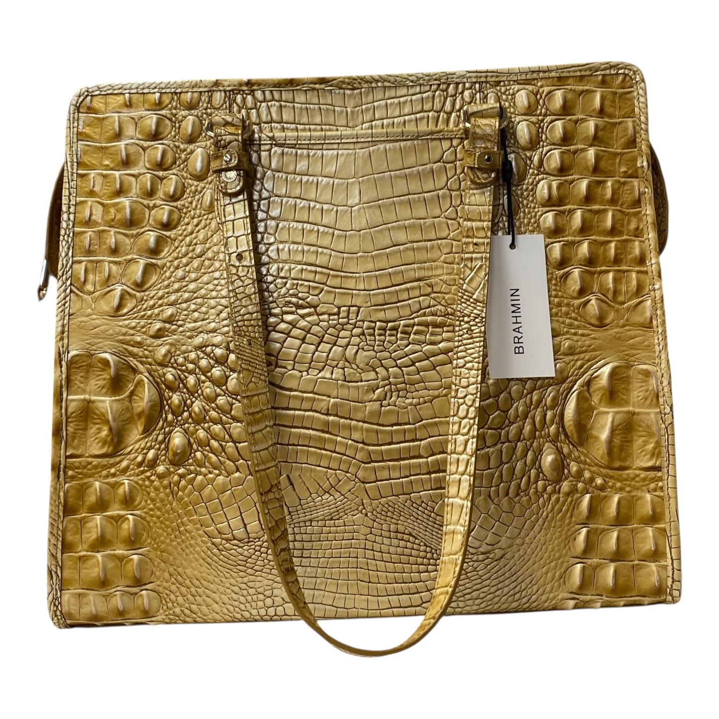 Handbag Designer By Brahmin In Tan, Size:Large