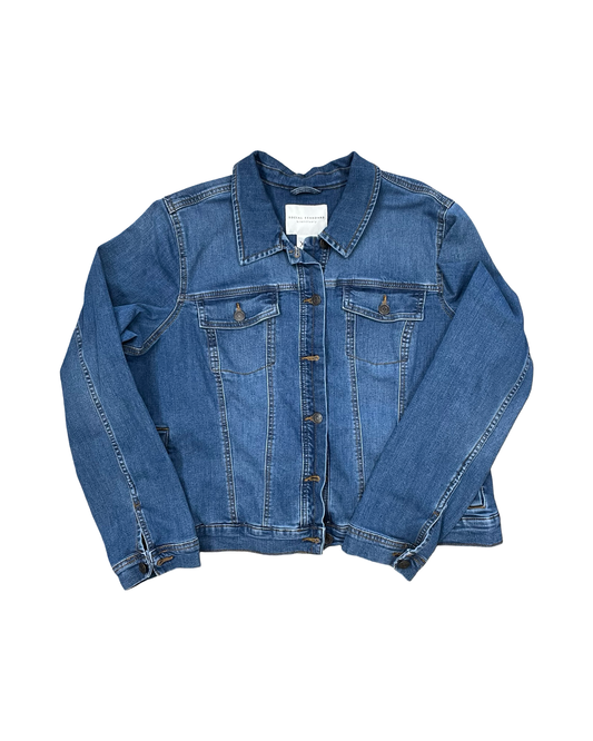 Jacket Denim By Social Standard By Sanctuary In Blue Denim, Size:1X
