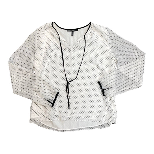 Top Ls By White House Black Market In Polkadot Pattern, Size:L