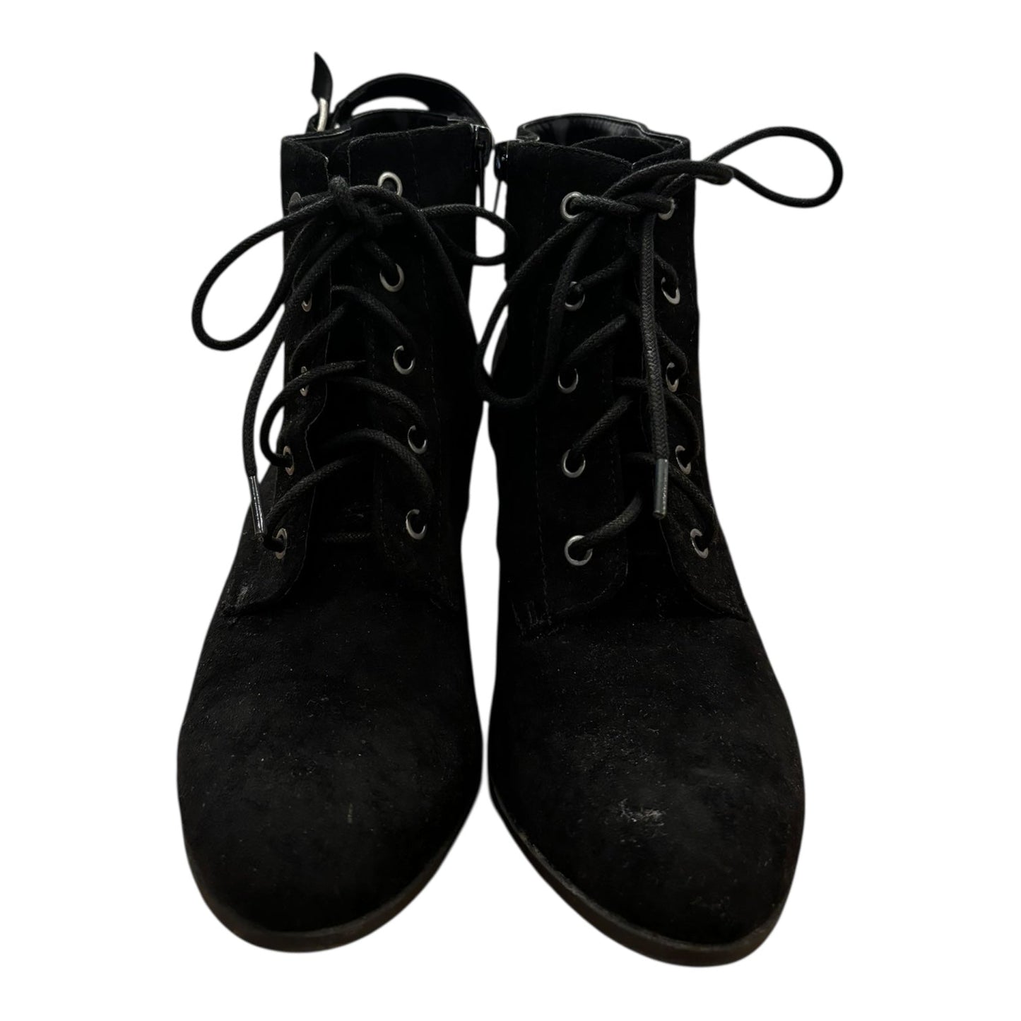 Boots Ankle Heels By Madden Girl In Black, Size:8