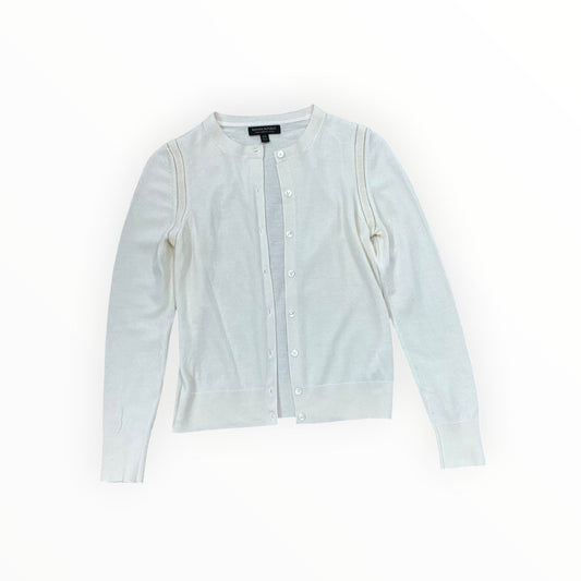 Cardigan By Banana Republic In Cream, Size:Xs