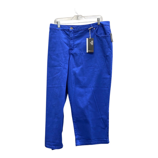 Capris By Style And Company In Blue, Size:24