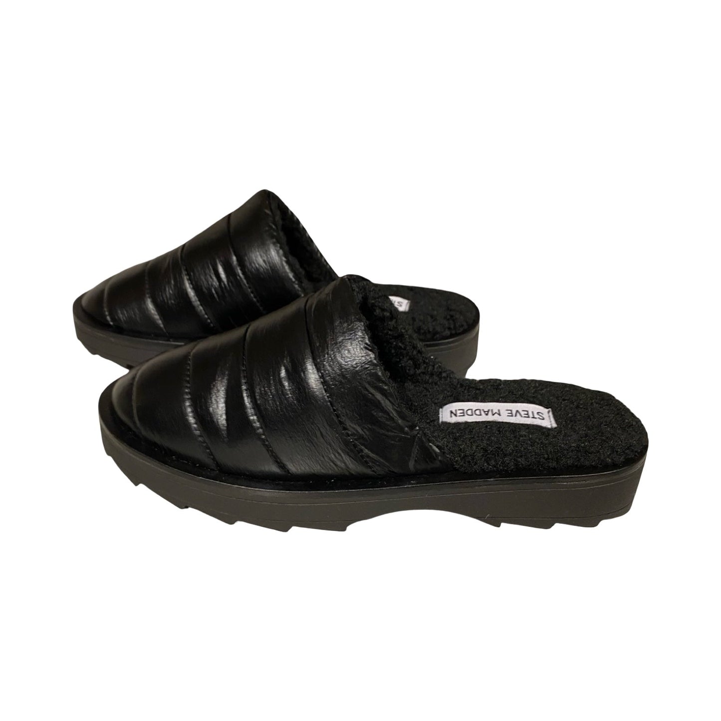 Shoes Flats By Steve Madden In Black, Size:9