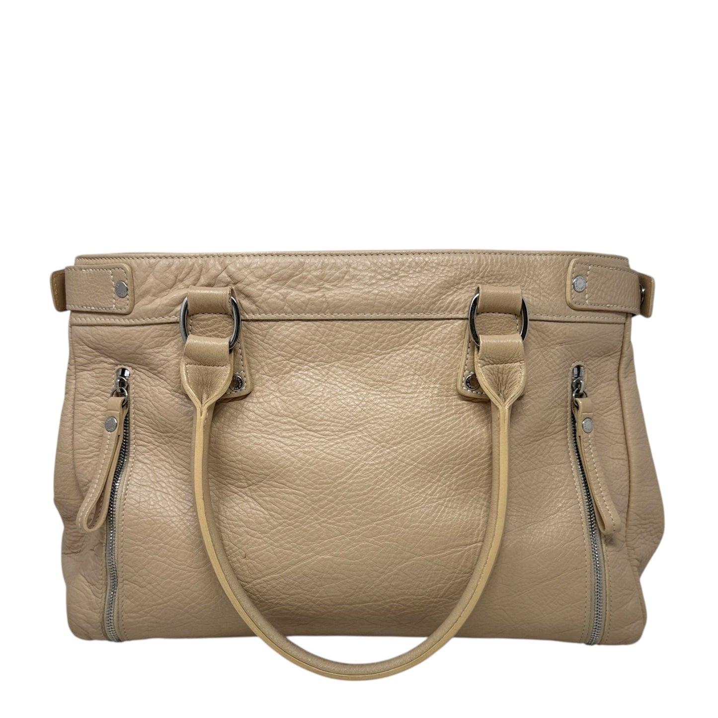 Rodeo Leather Satchel Designer By Longchamp, Size: Medium