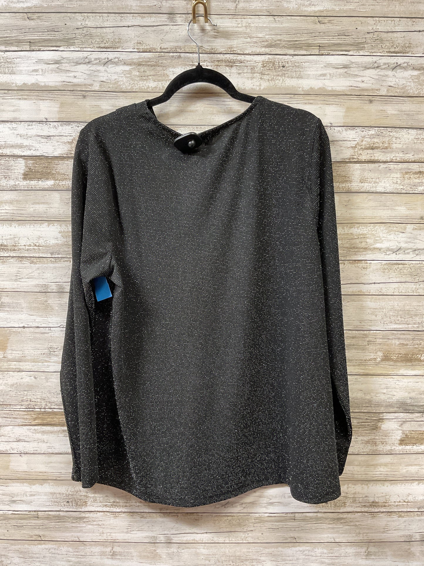Top Ls By Lane Bryant In Black, Size:Xl